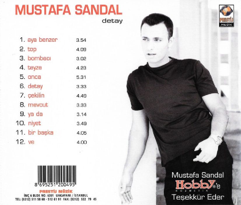 MUSTAFA SANDAL - DETAY (CD) (1998)