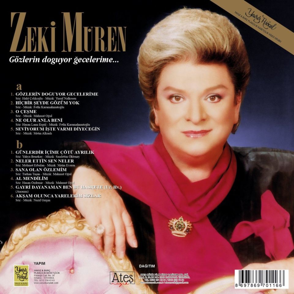 ZEKİ MÜREN - GÖZLERİN DOĞUYOR GECELERİME (LP)