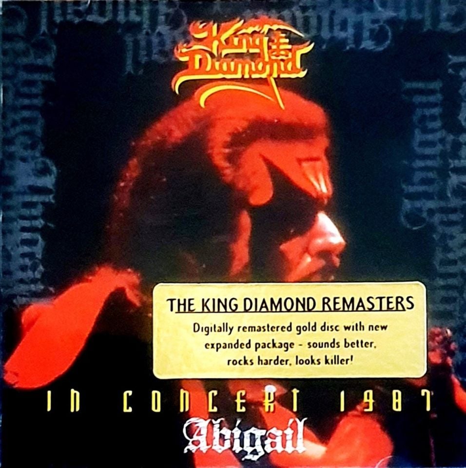 KING DIAMOND - IN CONCERT 1987 ABIGAIL  (CD-GOLD DISC) (1997)