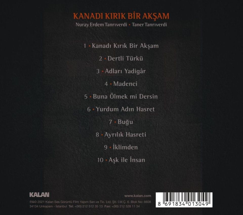 NURAY ERDEM TANRIVERDİ & TANER TANRIVERDİ - KANADI KIRIK BİR AKŞAM