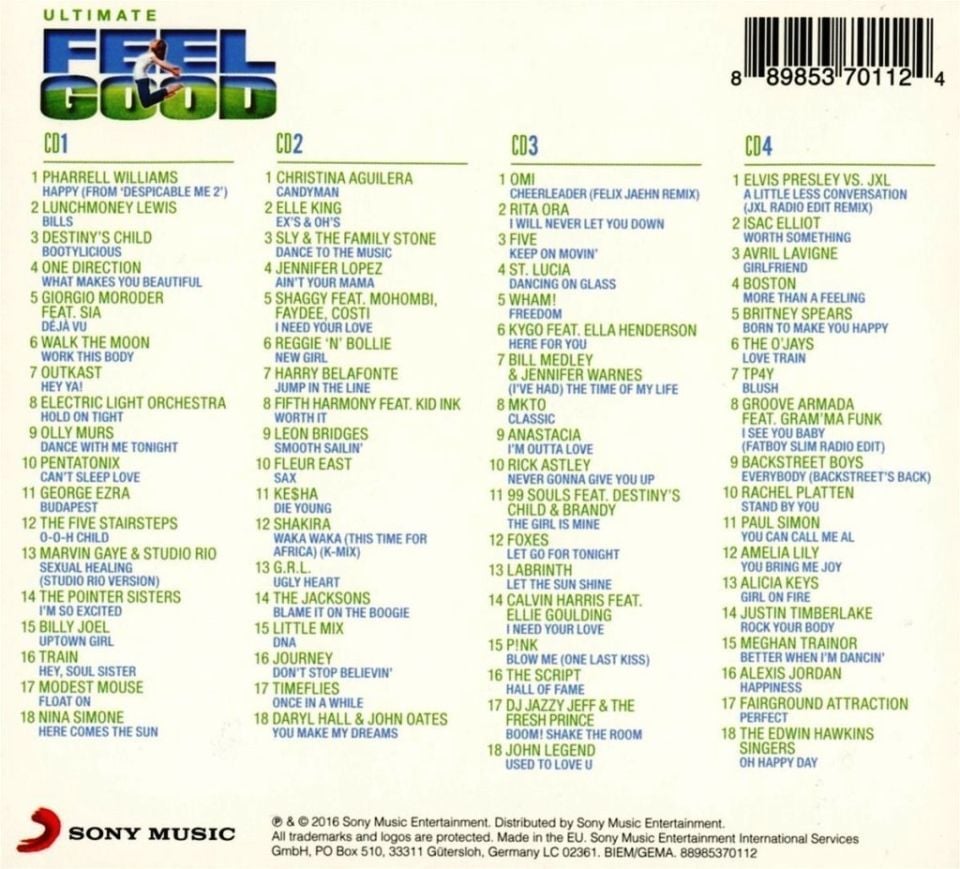 ULTIMATE... FEELGOOD - VARIOUS (4 CD)