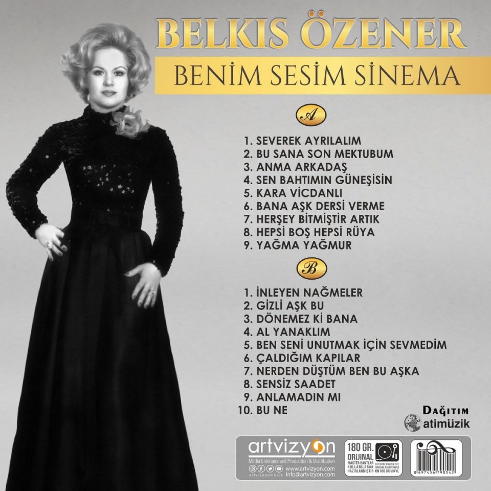 BELKIS ÖZENER - BENİM SESİM SİNEMA (LP)