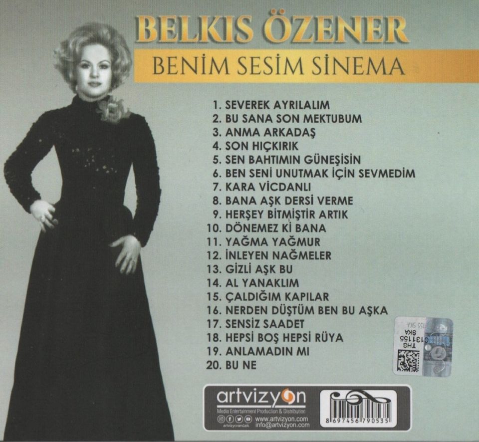 BELKIS ÖZENER - BENİM SESİM SİNEMA (CD)