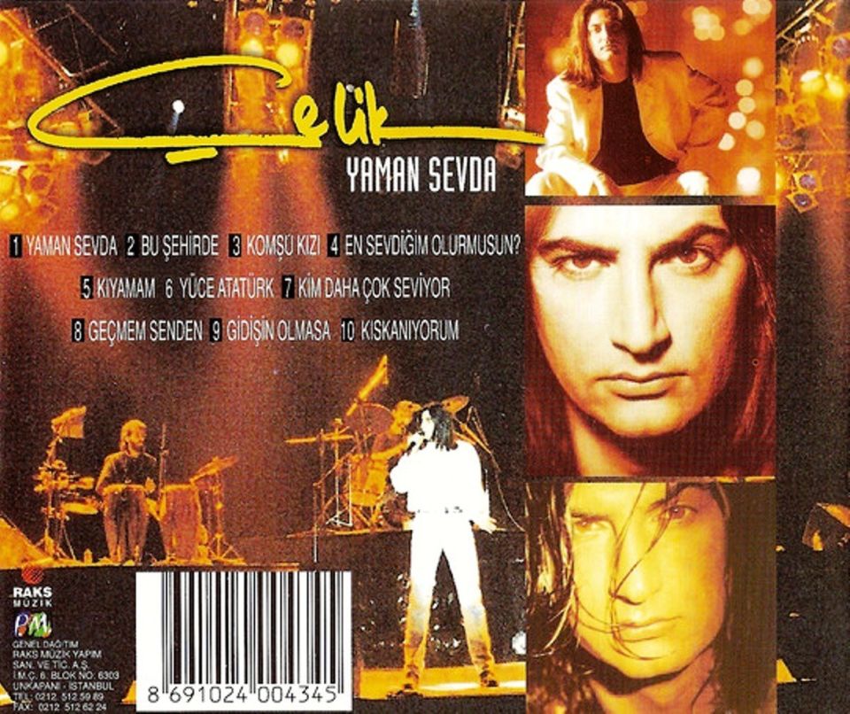 ÇELİK - YAMAN SEVDA (CD) (1996)