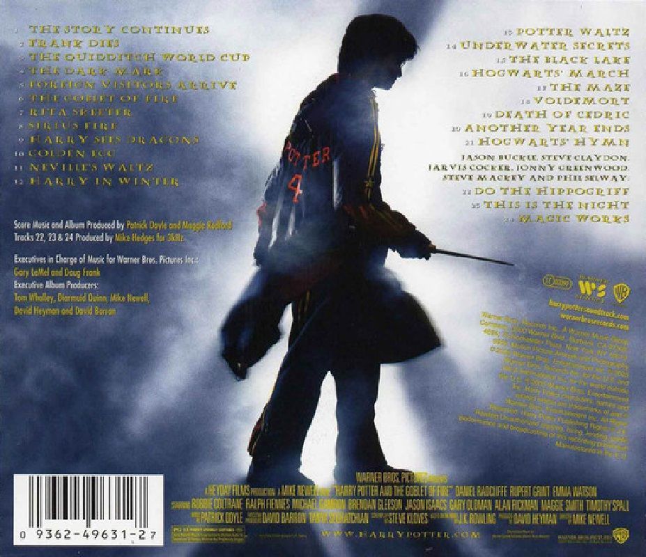 HARRY POTTER AND THE GOBLET OF FIRE - SOUNDTRACK (CD)