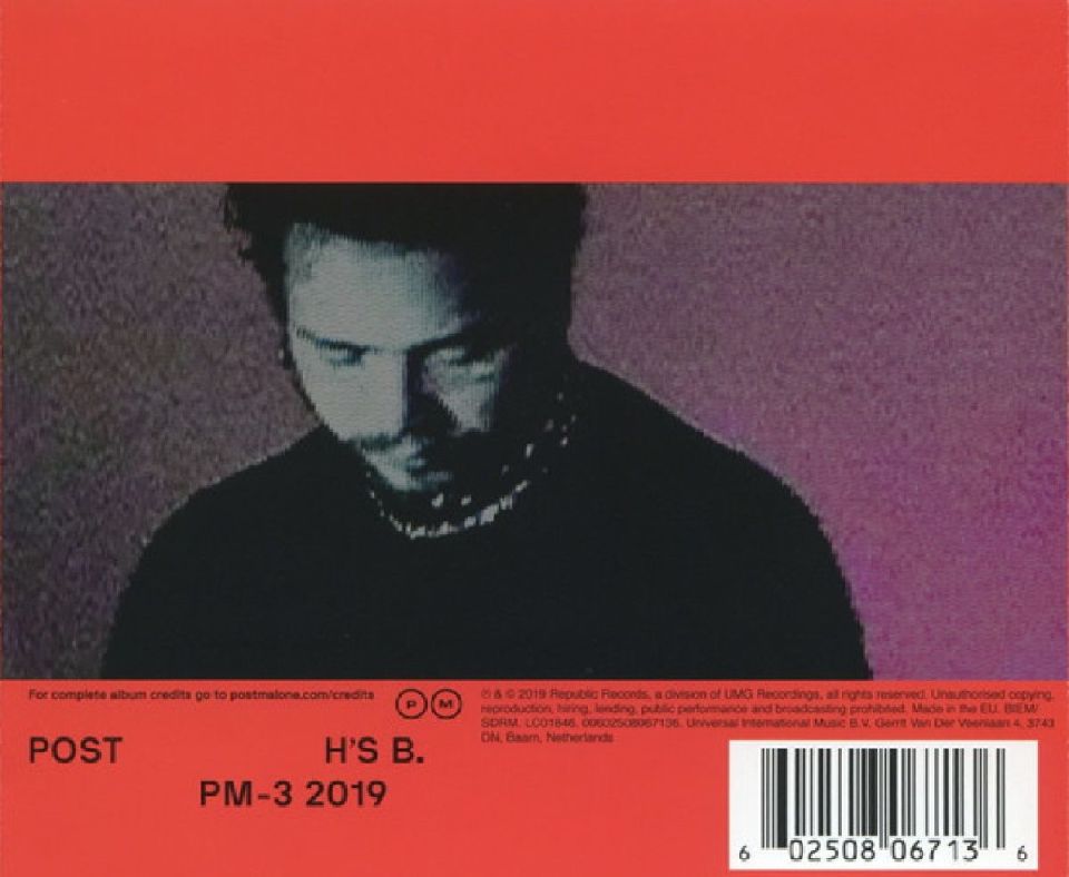 POST MALONE - HOLLYWOOD'S BLEEDING (CD) (2019)