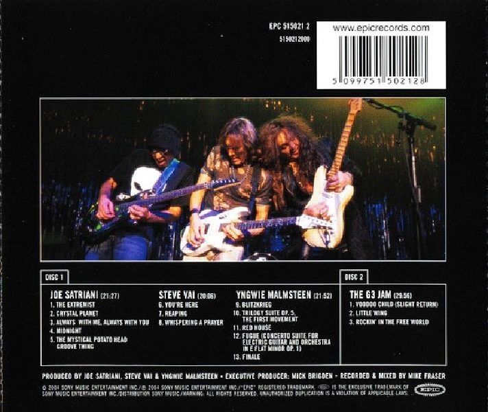 G3 LIVE - ROCKIN' IN THE FREE WORLD (CD) (2004)