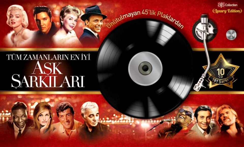 TÜM ZAMANLARIN EN İYİ AŞK ŞARKILARI - VARIOUST ARTISTS (10 CD)