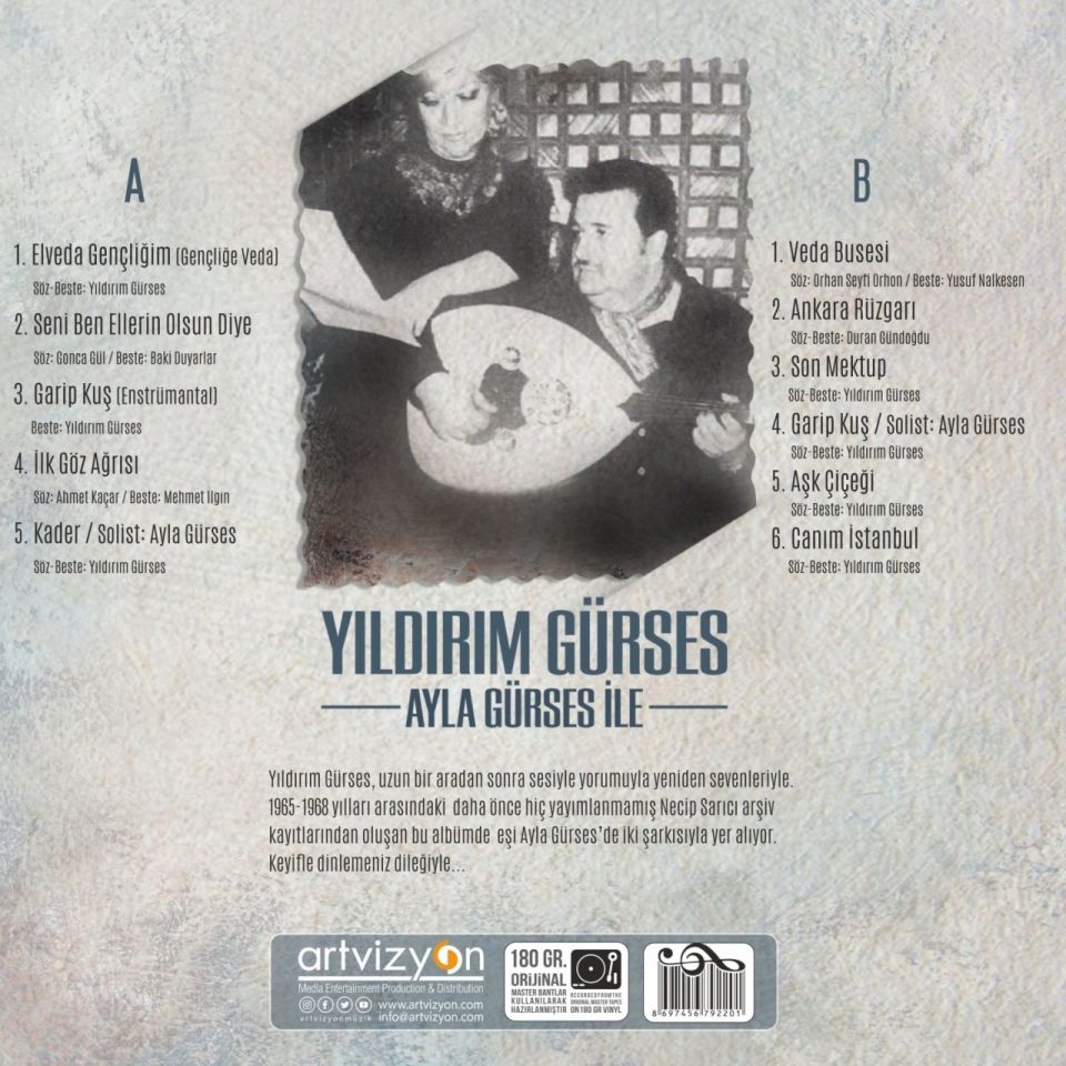 YILDIRIM GÜRSES - AYLA GÜRSES İLE (LP)