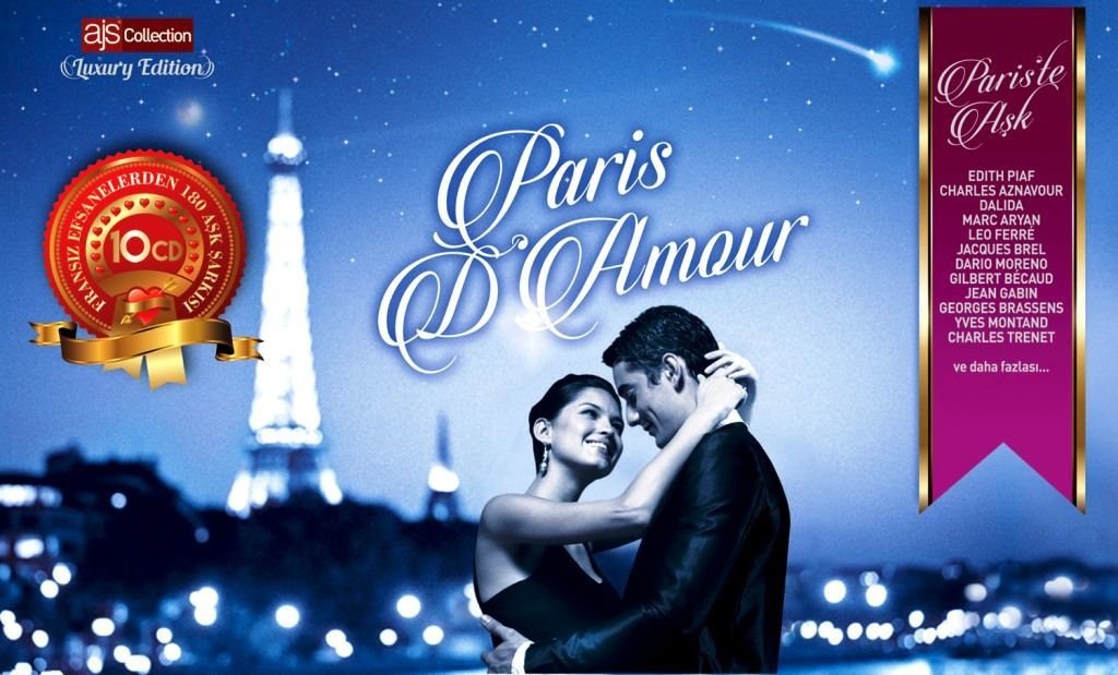 PARIS D’AMOUR  PARIS’TE AŞK - VARIOUST ARTISTS (10 CD)