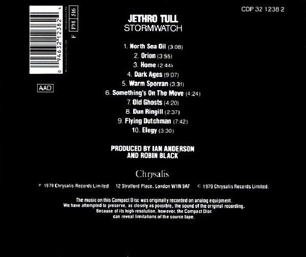 JETHRO TULL - STORMWATCH