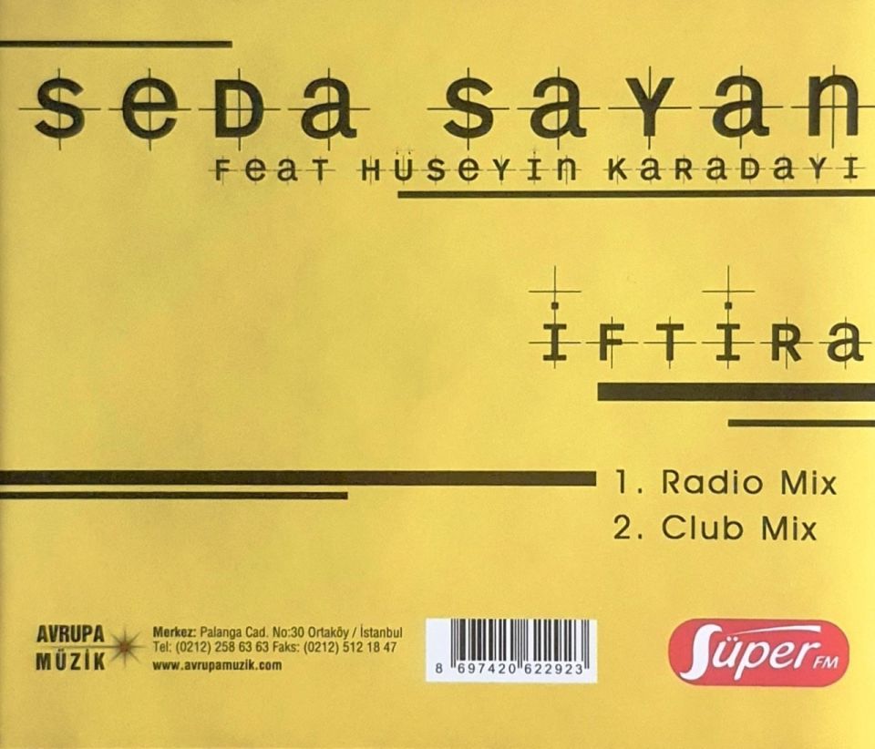 SEDA SAYAN - İFTİRA (FEAT. HÜSEYİN KARADAYI) (SINGLE CD)