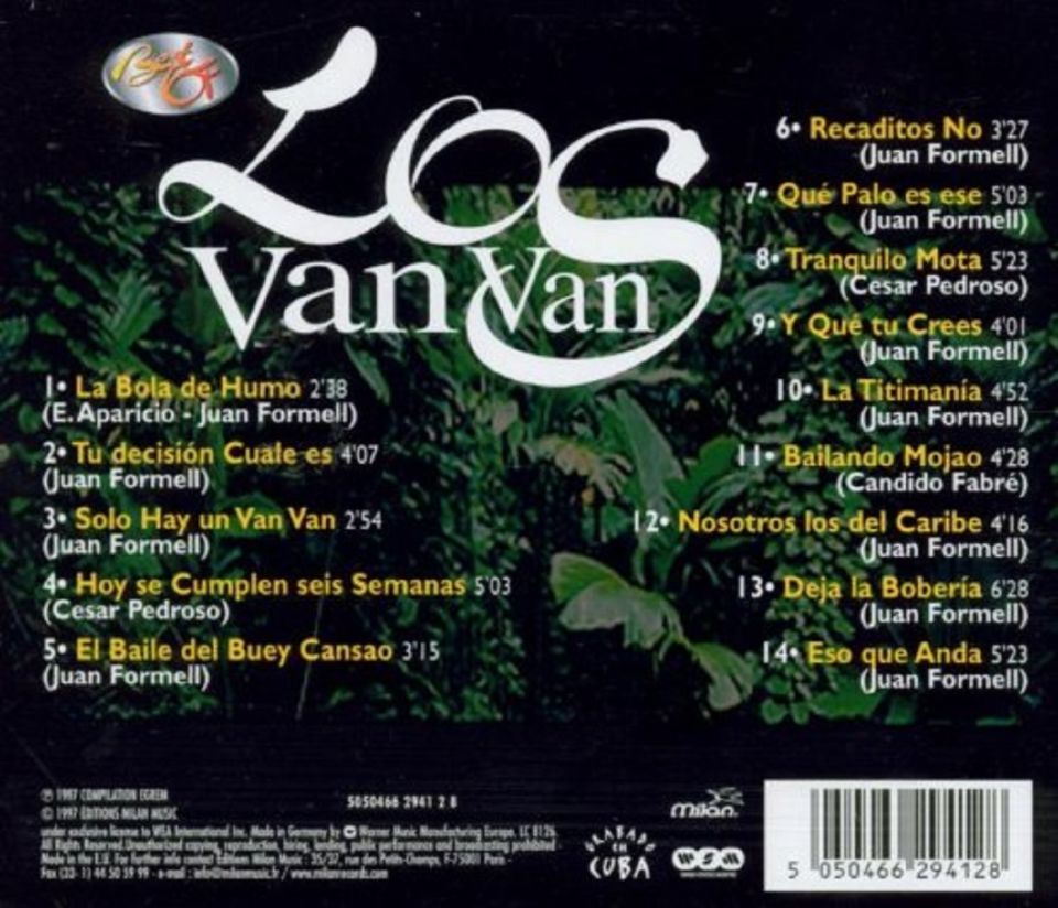 LOS VAN VAN - BEST OF LOS VAN VAN (CD) (1997)