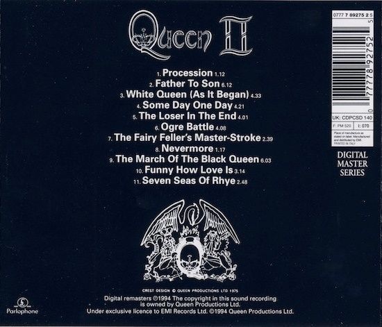 QUEEN - QUEEN II (CD) (1994)