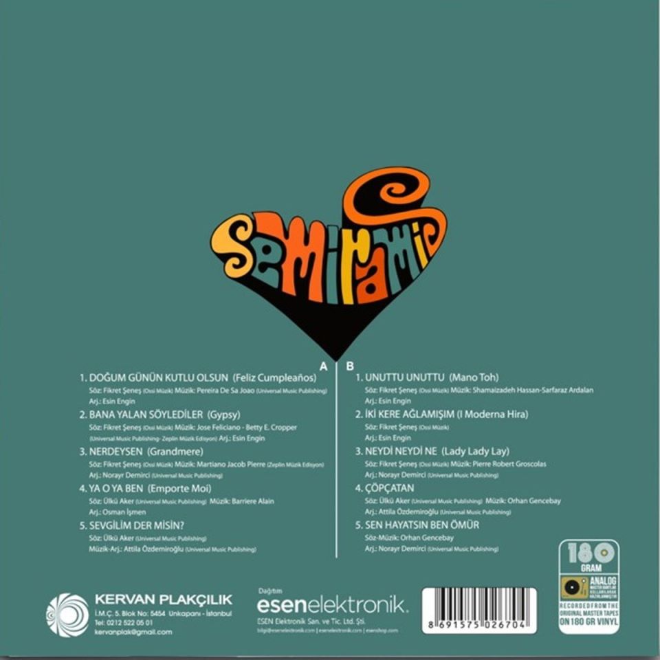 SEMİRAMİS PEKKAN - SEMİRAMİS (LP)