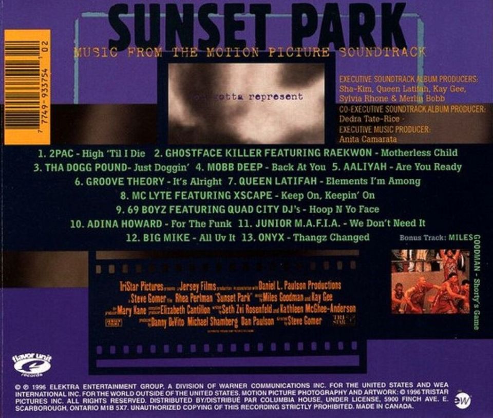SUNSET PARK - SOUNDTRACK (CD) (1996)