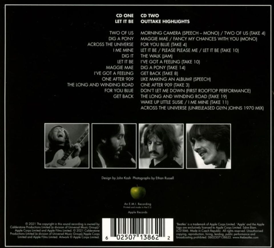 THE BEATLES - LET IT BE’ (DELUXE) (2 CD)