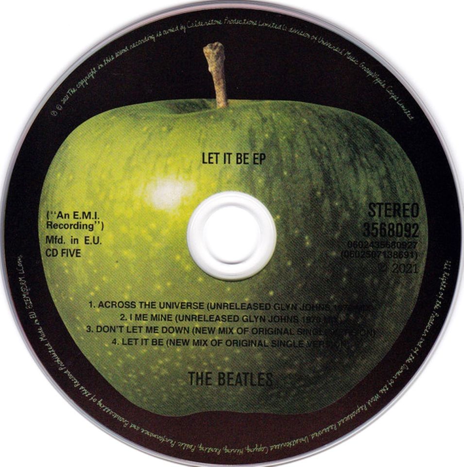 THE BEATLES - LET IT BE’ (SUPER DELUXE) (5 CD + BVD)