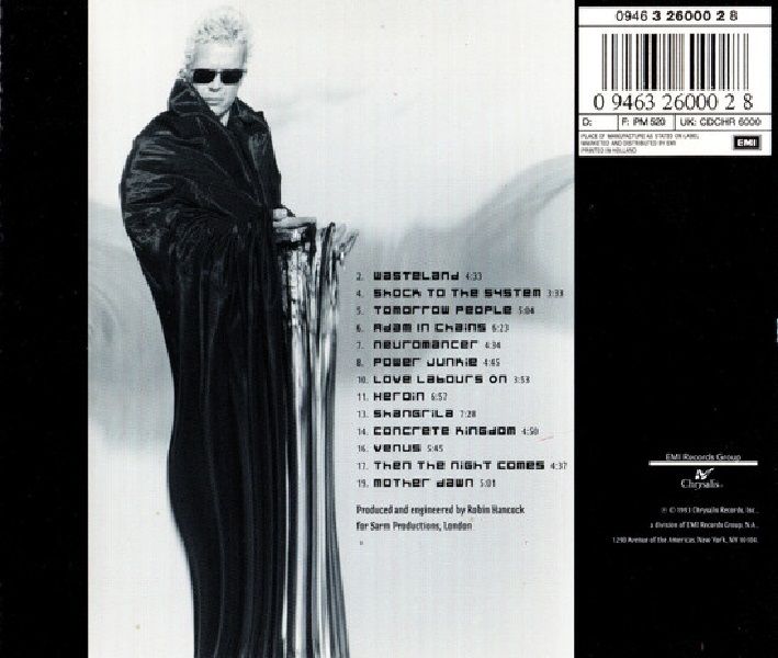 BILLY IDOL - CYBERPUNK (CD) (1993)