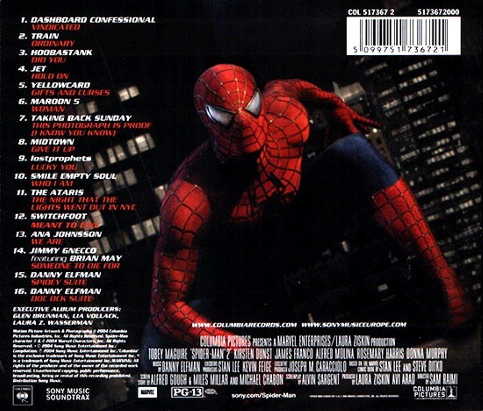 SPIDERMAN 2 - SOUNDTRACK (CD)(2004)