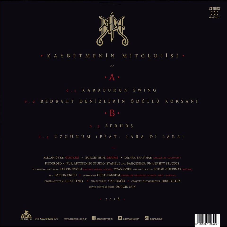 BALİNA - KAYBETMENİN MİTOLOJİSİ (LP)