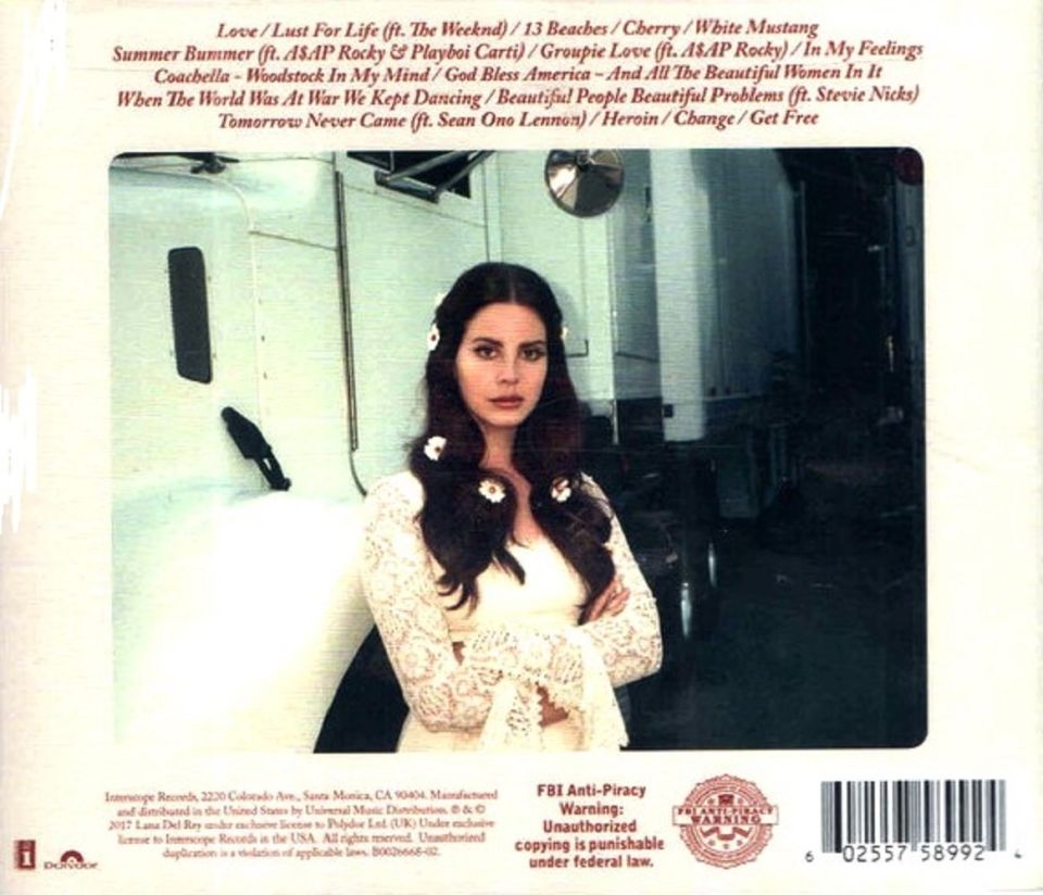 LANA DEL REY - LUST FOR LIFE