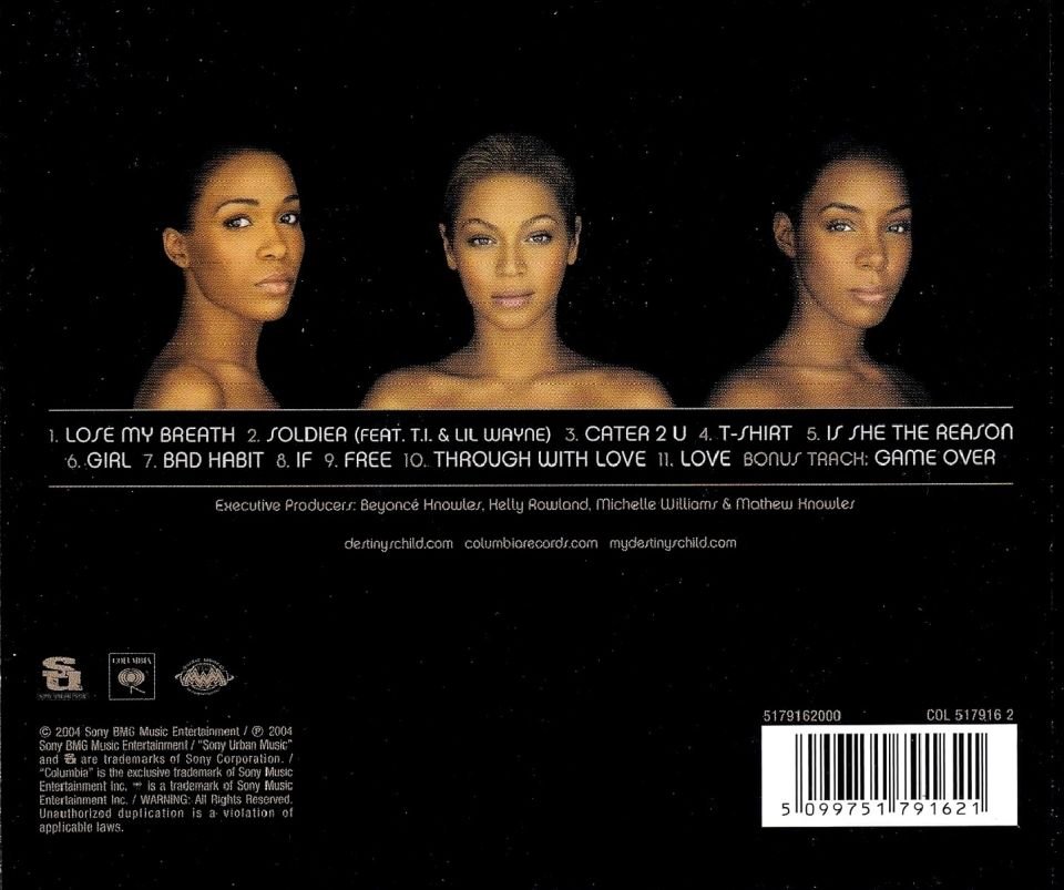 DESTINY'S CHILD - DESTINY FULFILLED (CD)(2004)