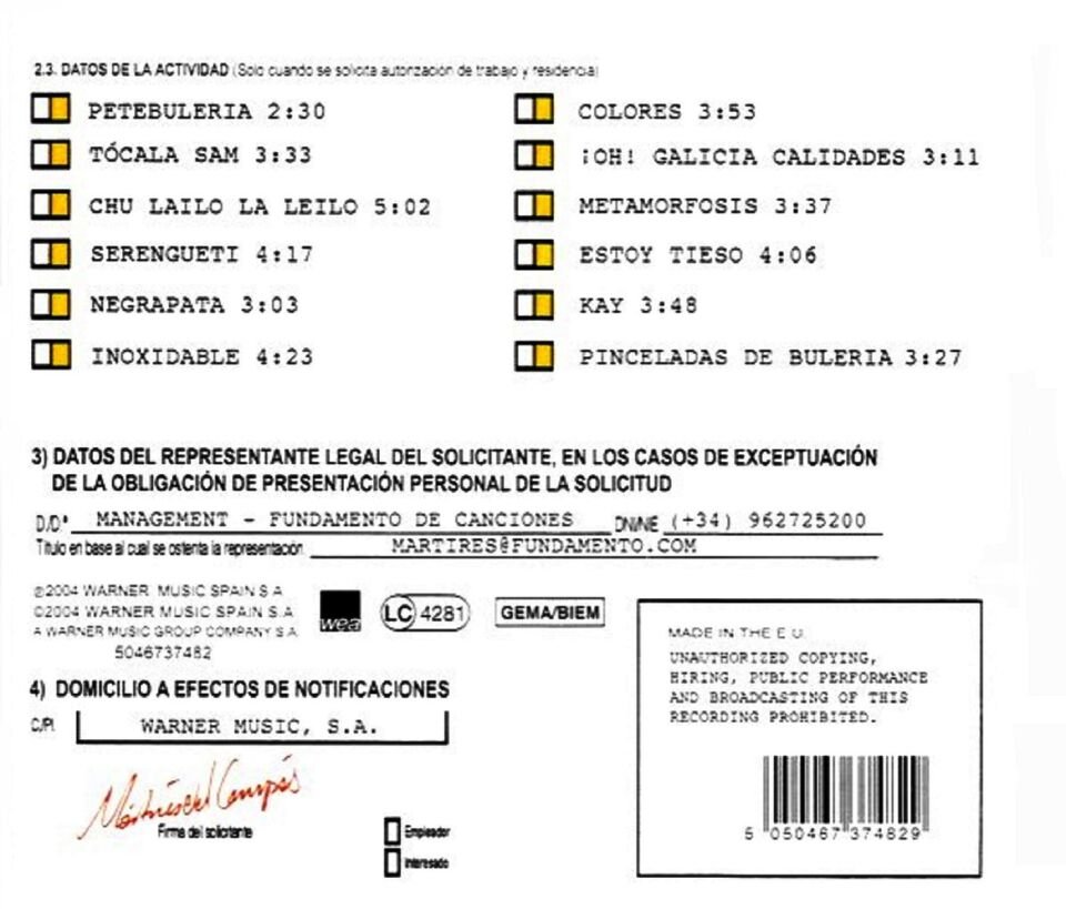 MARTIRES DEL COMPAS - SIMPAPELES ES COMPAPELES SON (CD) (2004)