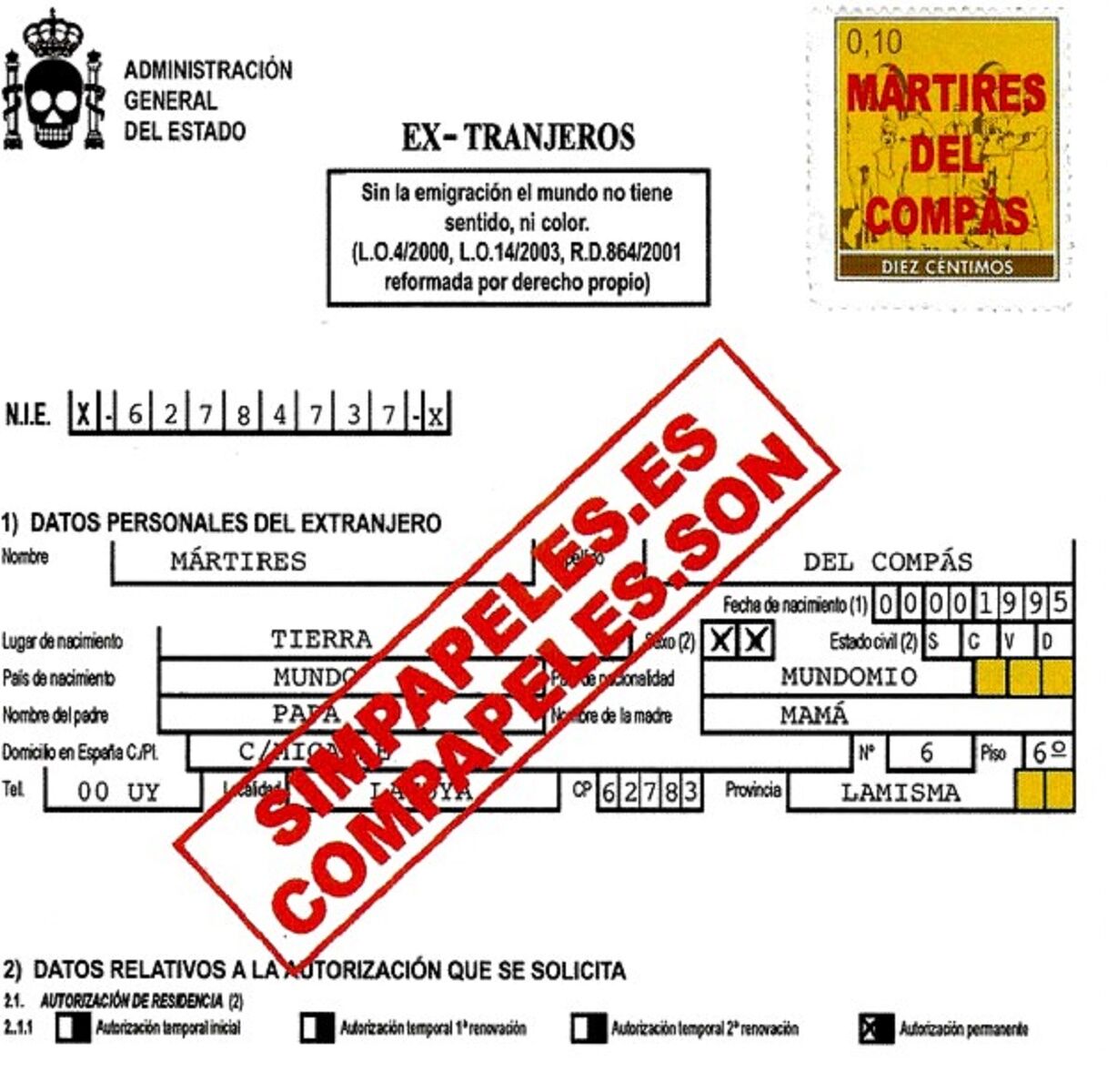 MARTIRES DEL COMPAS - SIMPAPELES ES COMPAPELES SON (CD) (2004)