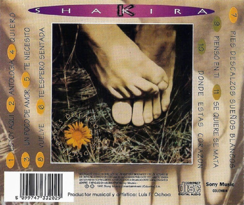 SHAKIRA - PIES DESCALZOS