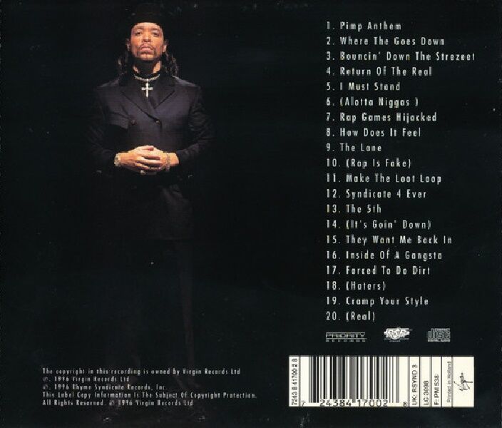 ICE-T - RETURN OF THE REAL (CD) (1996)