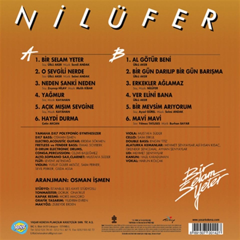 NİLÜFER - BİR SELAM TETER (LP)
