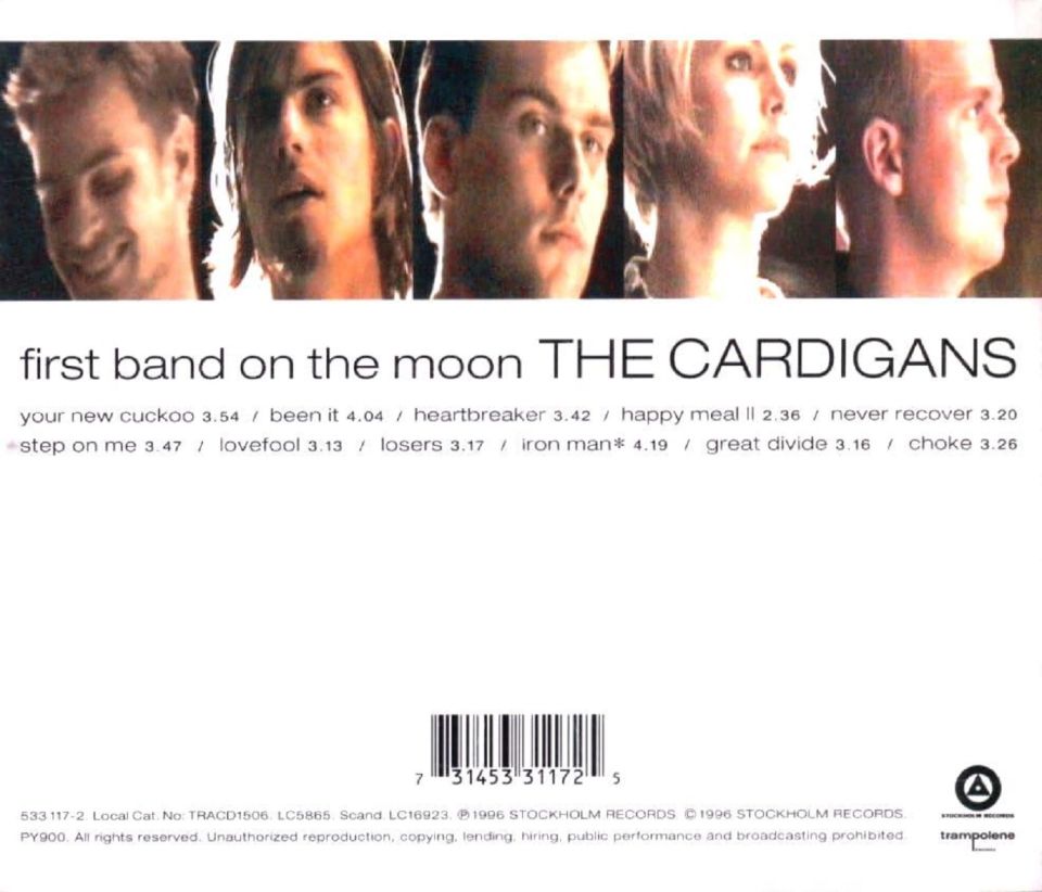 THE CARDIGANS - FIRST BAND ON THE MOON (CD) (1996)