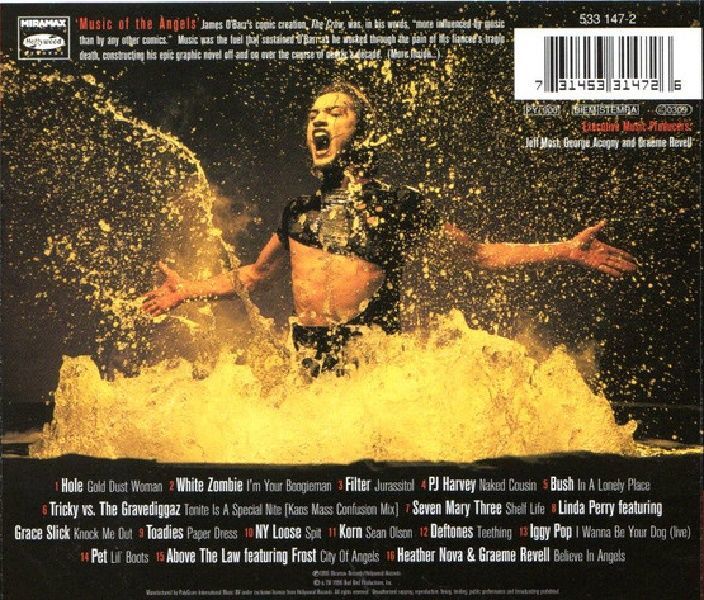 THE CROW CITY OF THE ANGELS - SOUNDTRACK (CD)