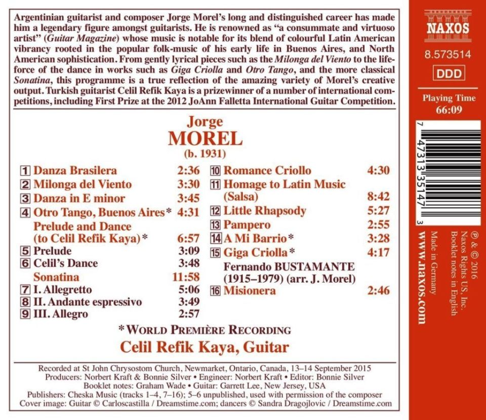 CELİL REFİK KAYA - MOREL: GUITAR MUSIC