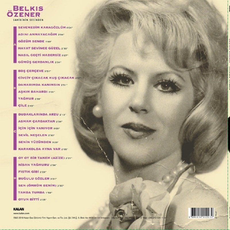 BELKIS ÖZENER - SAHİBİNİN SESİNDEN (2 LP)