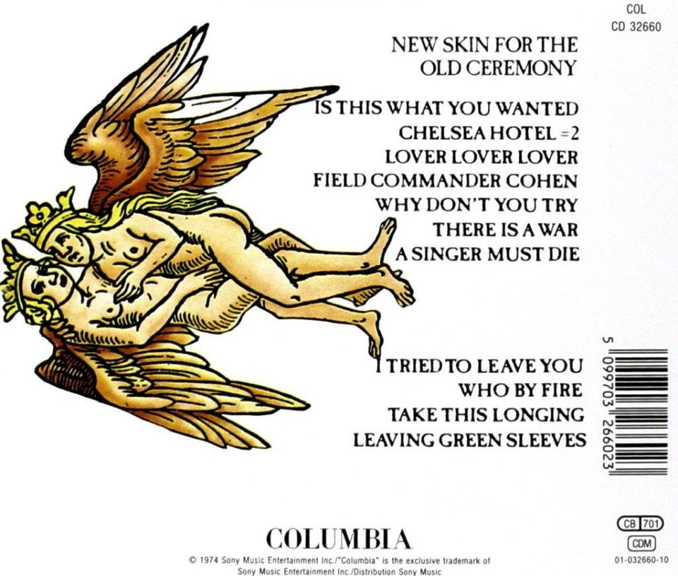 LEONARD COHEN - NEW SKIN FOR THE OLD CEREMONY