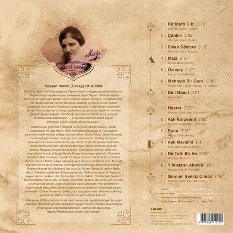 SEYYAN HANIM - TANGOLAR (LP)