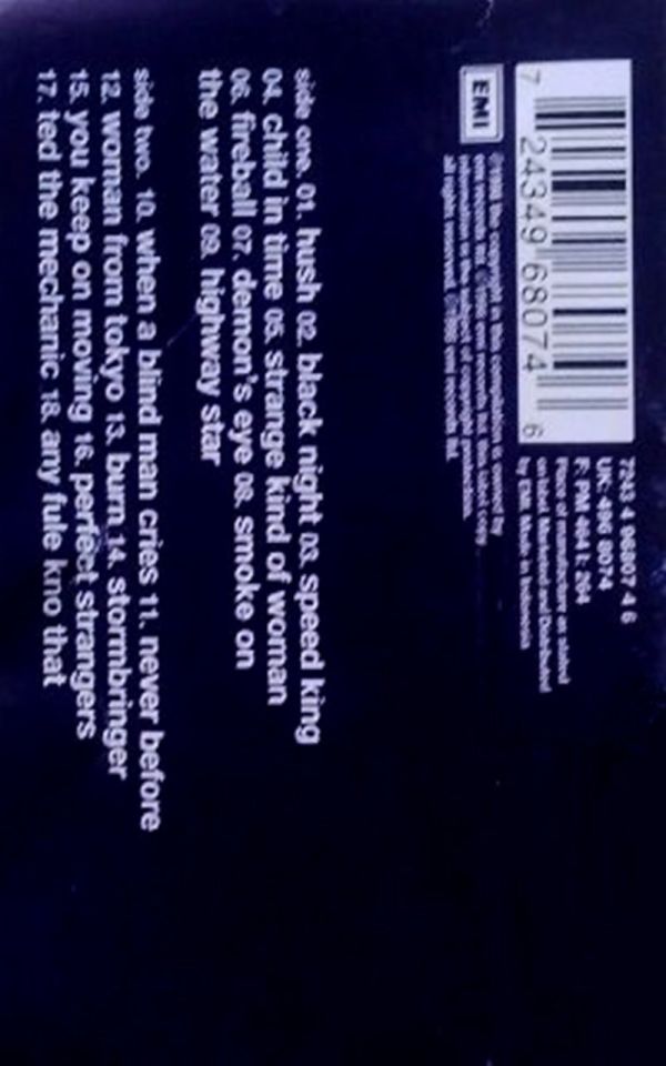 DEEP PURPLE - 30 THE BEST OF (1998) (MC)