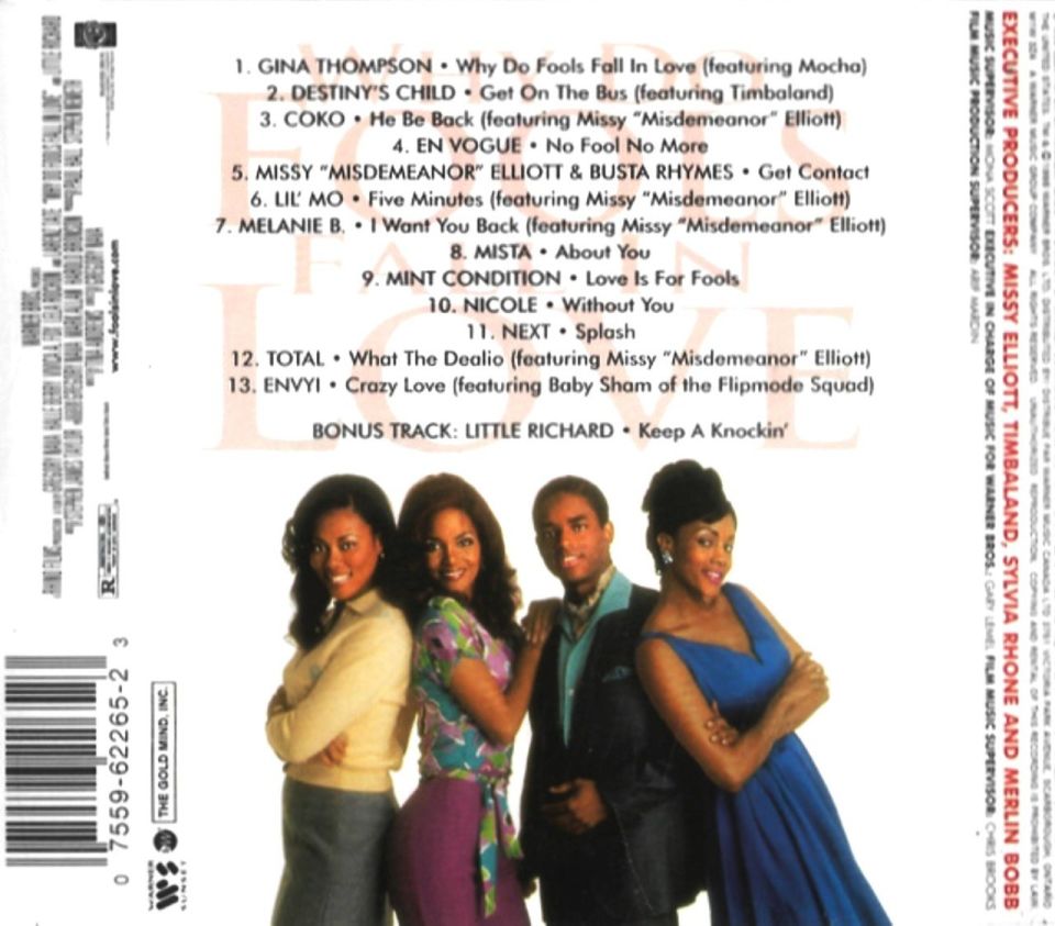 WHY DO FOOLS FALL IN LOVE - SOUNDTRACK (CD)