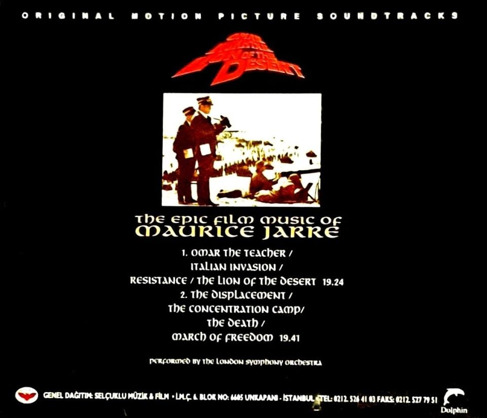 MAURICE JARRE - OMAR MUKHTAR LION OF THE DESERT (SOUNDTRACK) (CD)