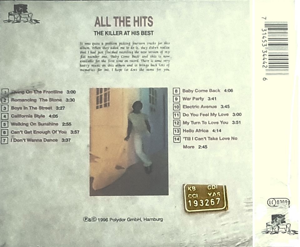 EDDY GRANT - ALL THE HITS (CD) (1996)