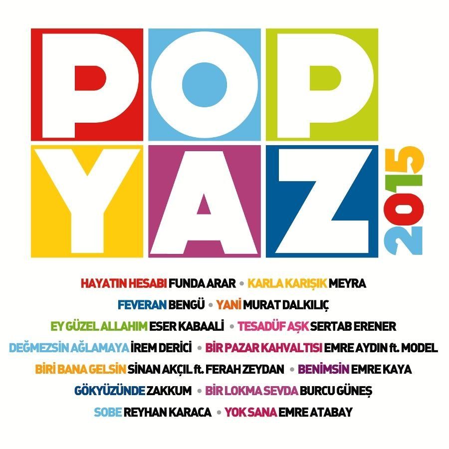 POP YAZ 2015 - ÇEŞİTLİ SANATÇILAR / VARIOUS