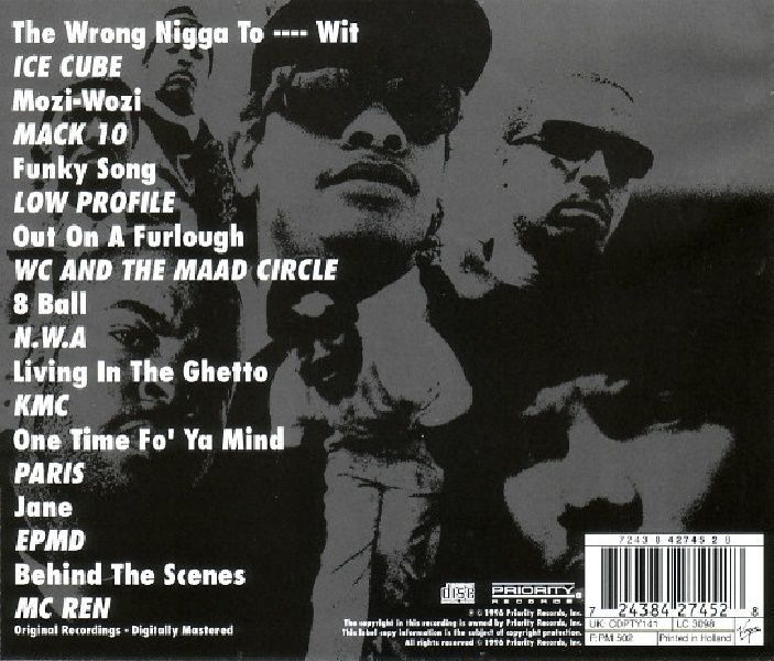 RAPMASTERS - FROM THA PRIORITY VAULTS VOLUME 4 (CD) (1996)