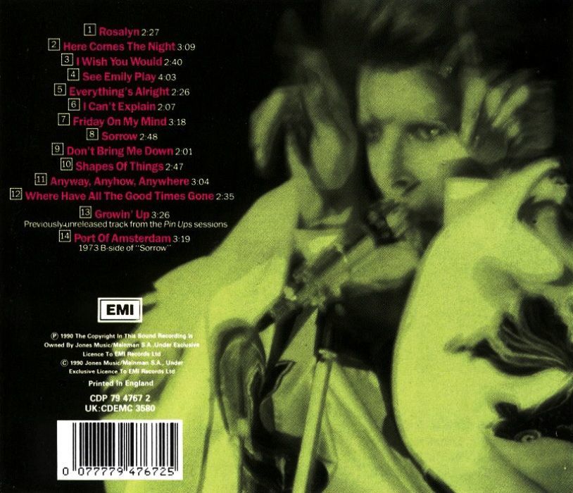 DAVID BOWIE - PIN UPS (1990)