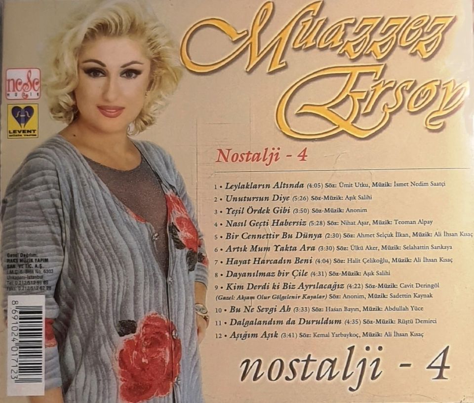 MUAZZEZ ERSOY - NOSTALJİ 4 (CD) (1998)