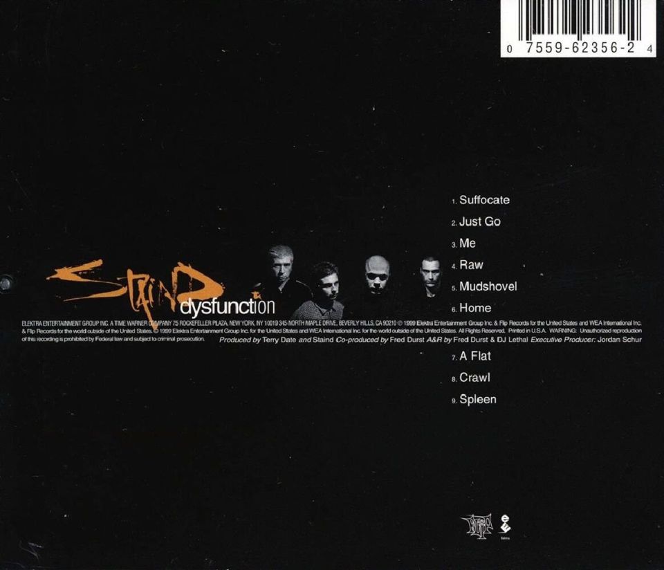 STAIND - DYSFUNCTION (CD) (1999)