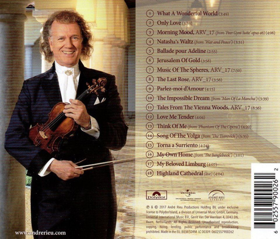 ANDRE RIEU&JOHANN STRAUSS - AMORE (CD)