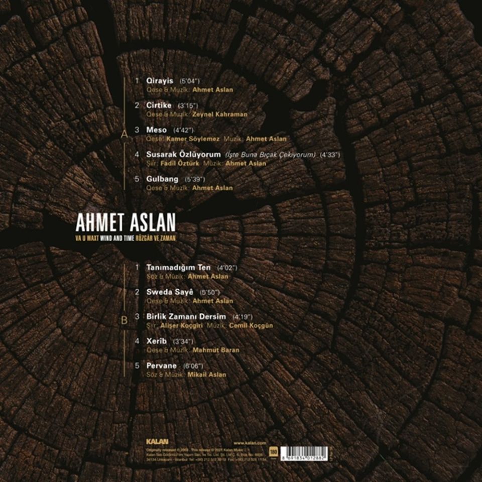 AHMET ASLAN - RÜZGAR VE ZAMAN (LP)