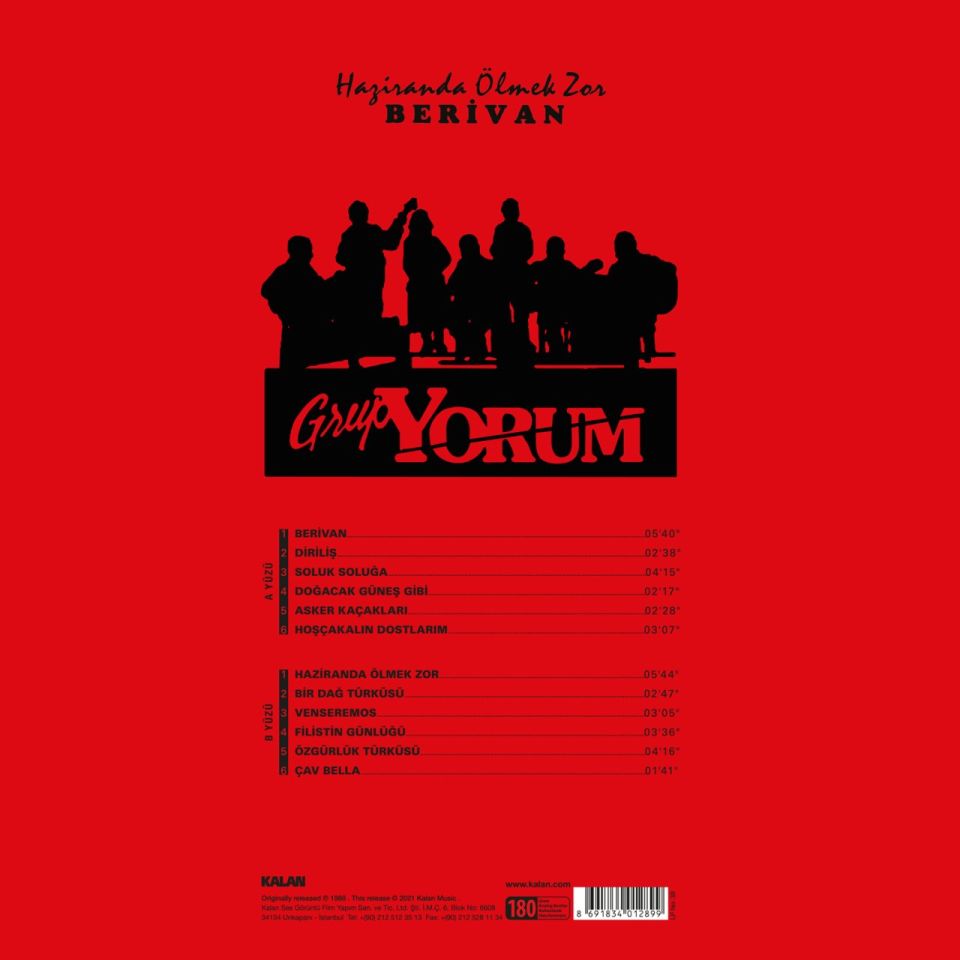 GRUP YORUM - HAZİRANDA ÖLMEK VAR (BERİVAN) (LP)